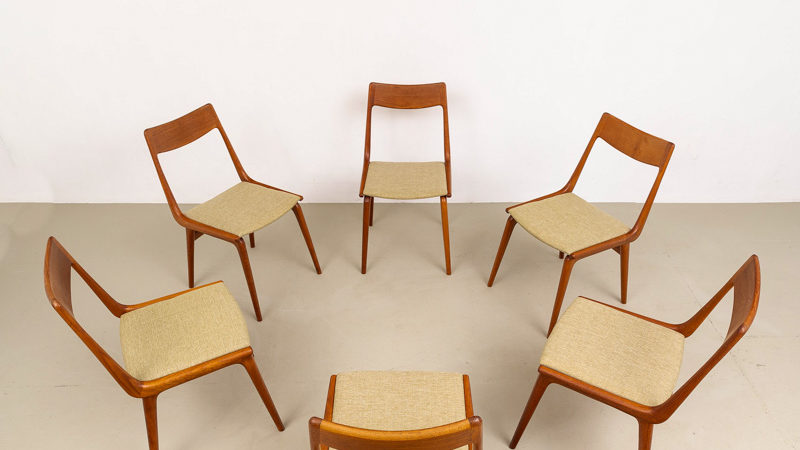 Boomerang Stühle, boomerang chairs