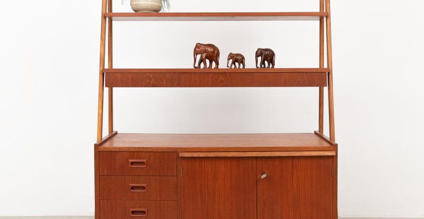 Raumteiler,Regal,Teak, 60er, Sekretär