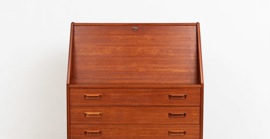 Teak Sekretär von Dyrlund, Dänemark, 1960er