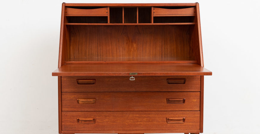 Teak Sekretär von Dyrlund, Dänemark, 1960er