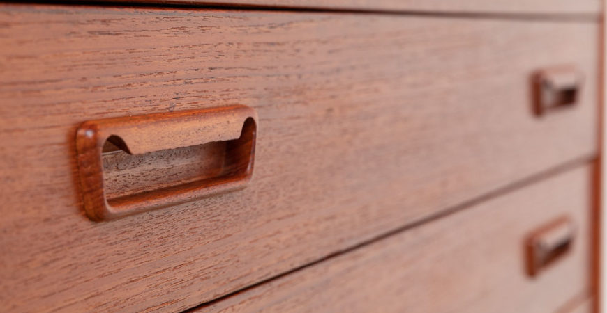 Teak Sekretär von Dyrlund, Dänemark, 1960er