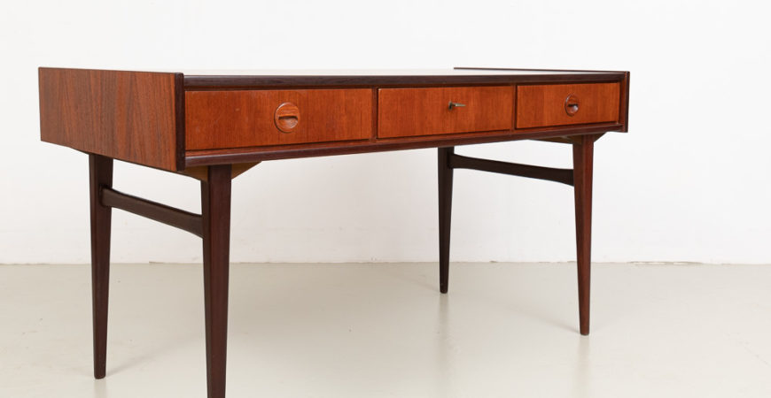 Teak Schreibtisch, 60er Jahre, Dänemark