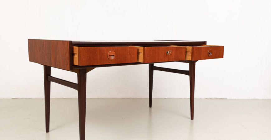Teak Schreibtisch, 60er Jahre, Dänemark