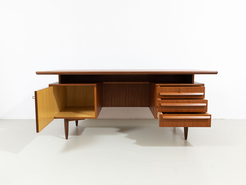 Schreibtisch, Teak, 60er, vintage, dänemark