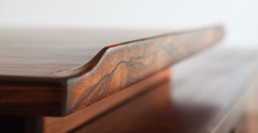 Arno Vodder, Palisander Schreibtisch, Sibast 60er Jahre