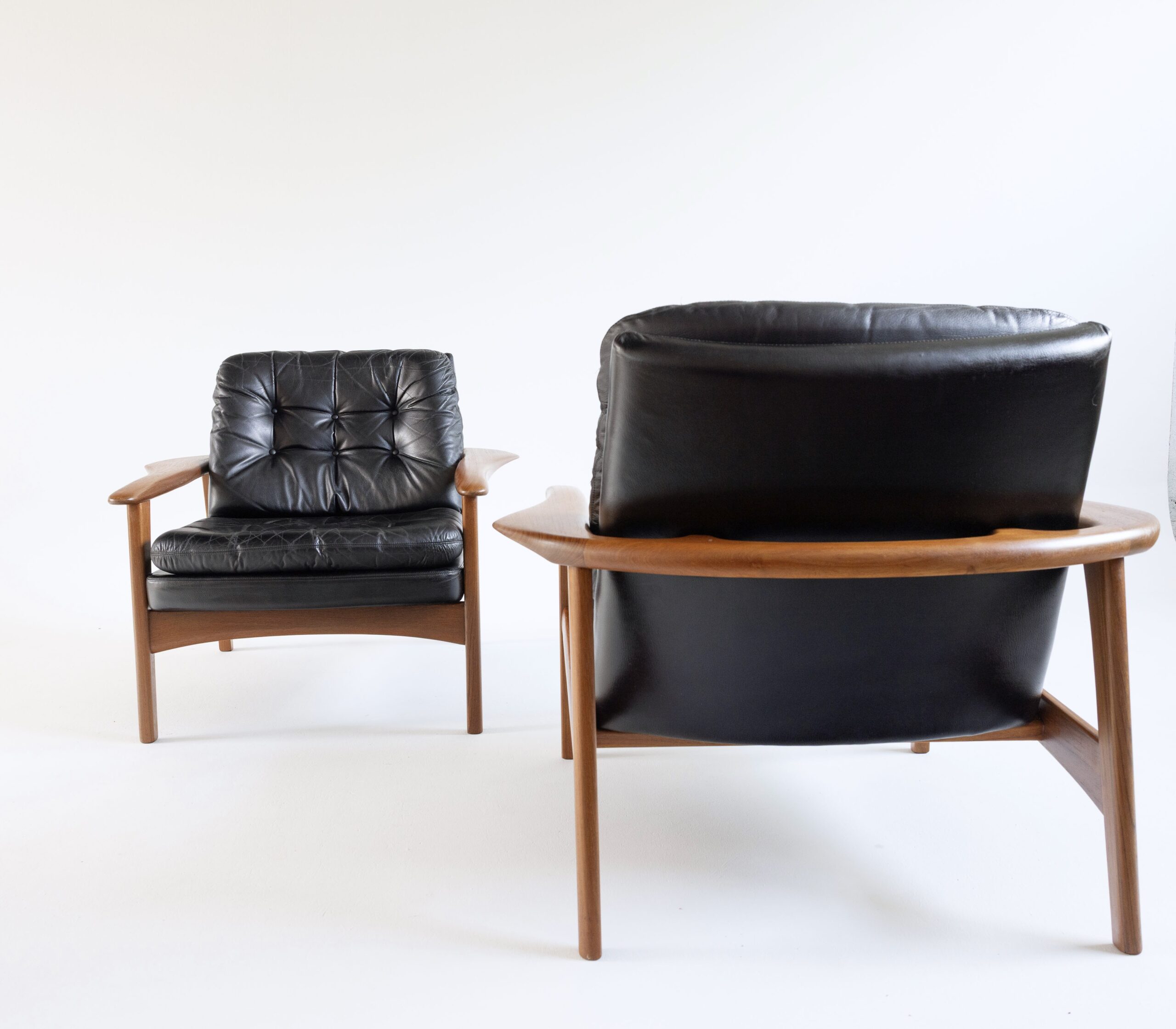 armchair leather teak vintage midmod midcentury furniture midcenturymodern einrichtung interieur mcm vintagefurniture magasin berlin 60er 