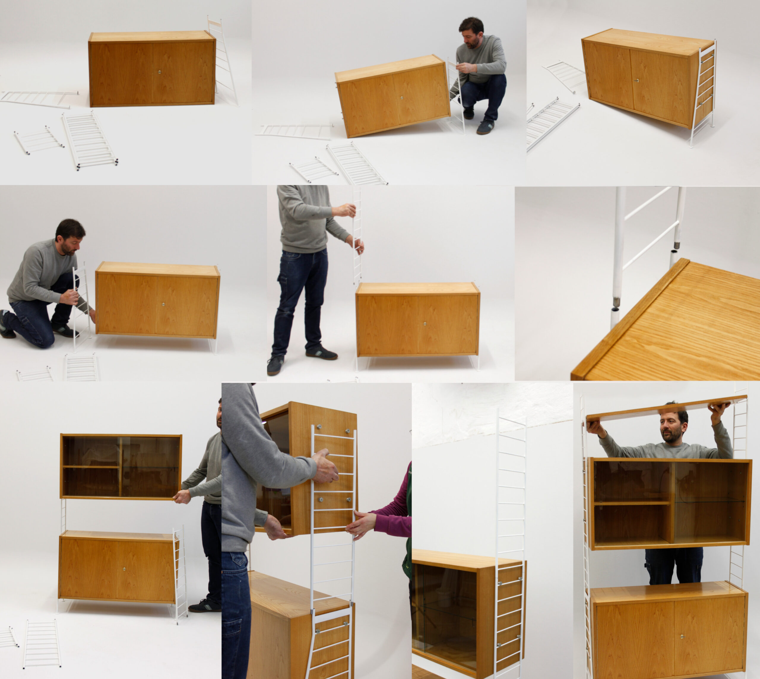 shelf string sibylle hellerau vintage midmod midcentury furniture midcenturymodern interieur mcm vintagefurniture magasin